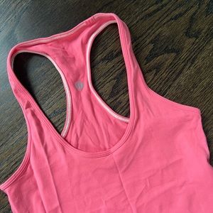 Pink Lululemon Workout tank